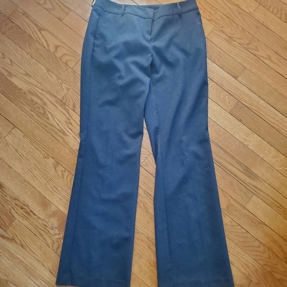 New York & Company Stretch size 4 Average Dark Grey Mid Rise Dress Pants - Picture 4 of 7